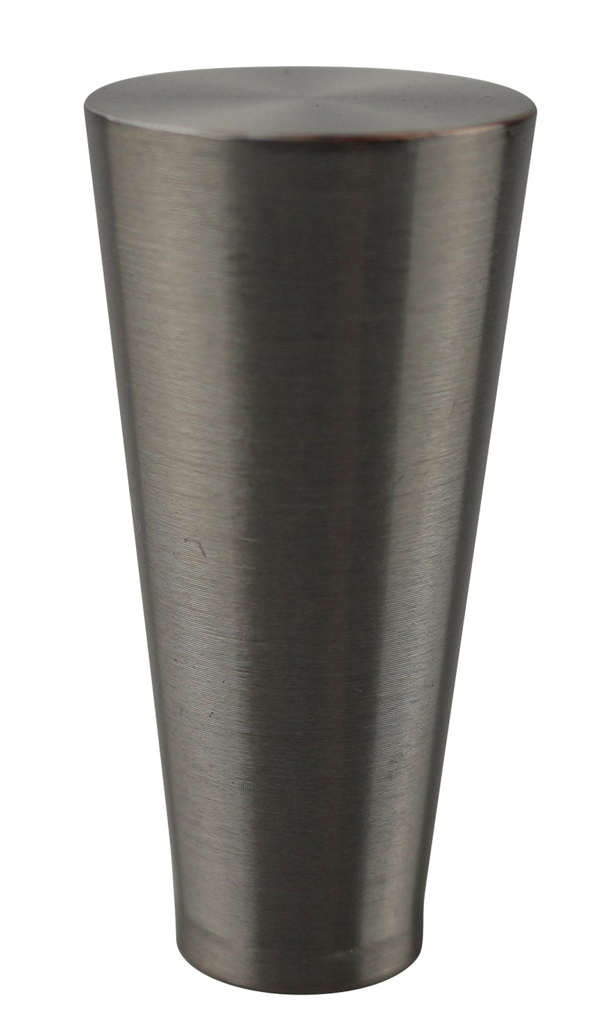 Urbanest Zario Lamp Finial, 2-inch Tall, Brushed Steel