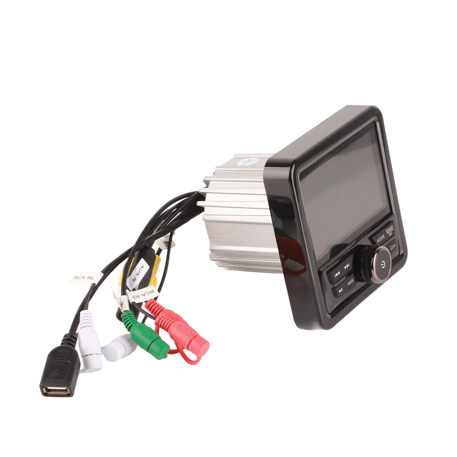 Radio Estéreo con Bluetooth Marino, Radio para Barco, Receptor Estéreo para Coche, Reproductor Multimedia MP3, MP5, Resistente Al Agua, Música sin Pérdidas para Yates y Vehículos