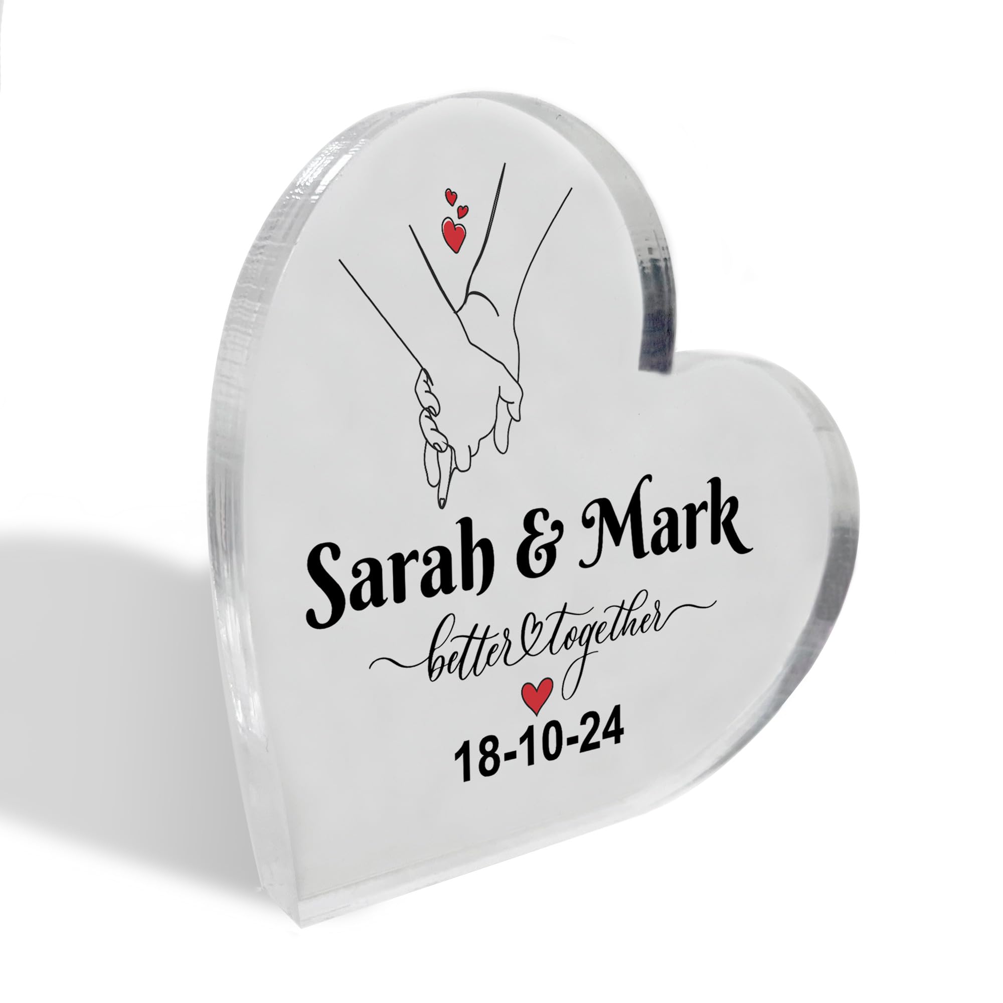Red Ocean Personalised Anniversary Present For Couples, Valentines Day Gifts For Boyfriend Girlfriend, Anniversary For Husband Wife, Couple Gifts For Anniversary, Personalised Gift For Couple