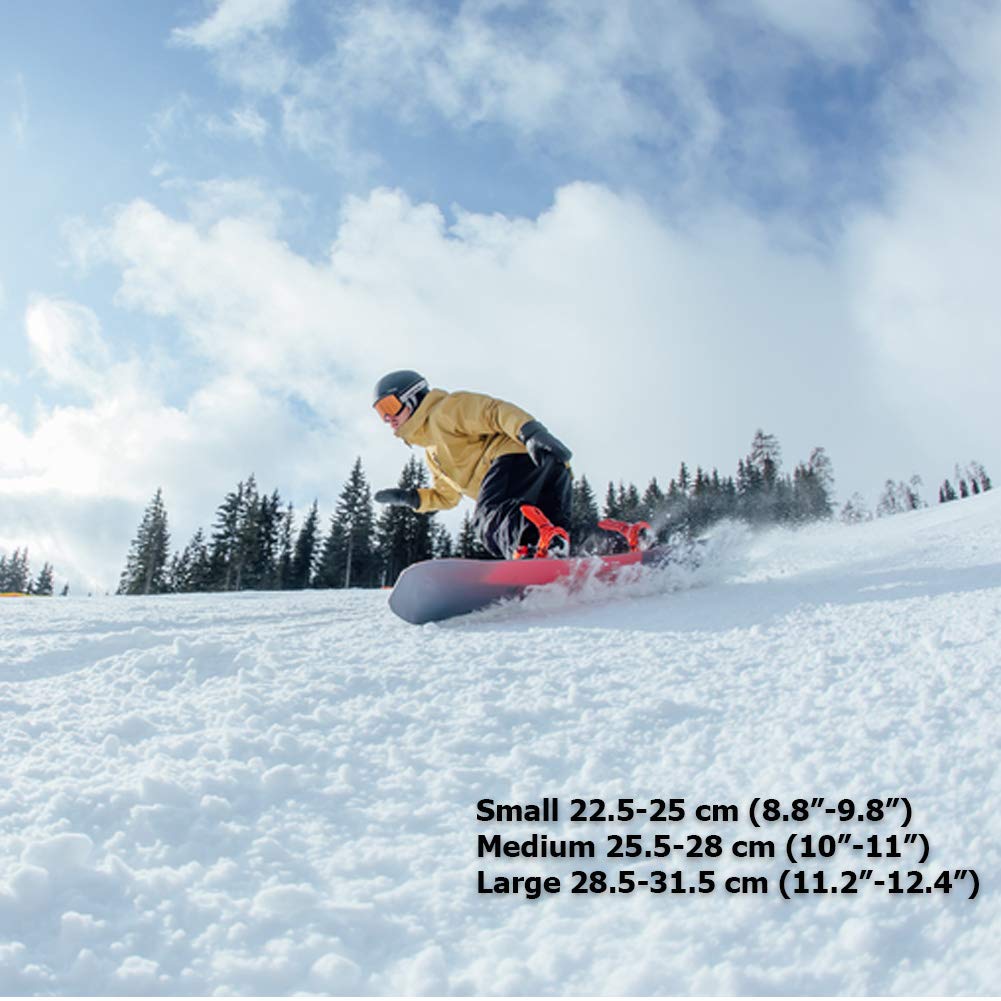 HEAD FX Two Easy Adjusting all-Mountain Attacchi Snowboard, Unisex, Rosso, S