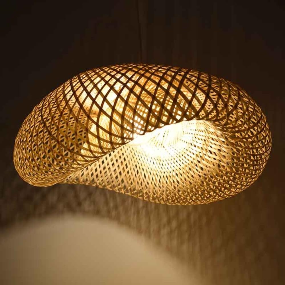 Lampada a sospensione in vimini "Vimet Lite"