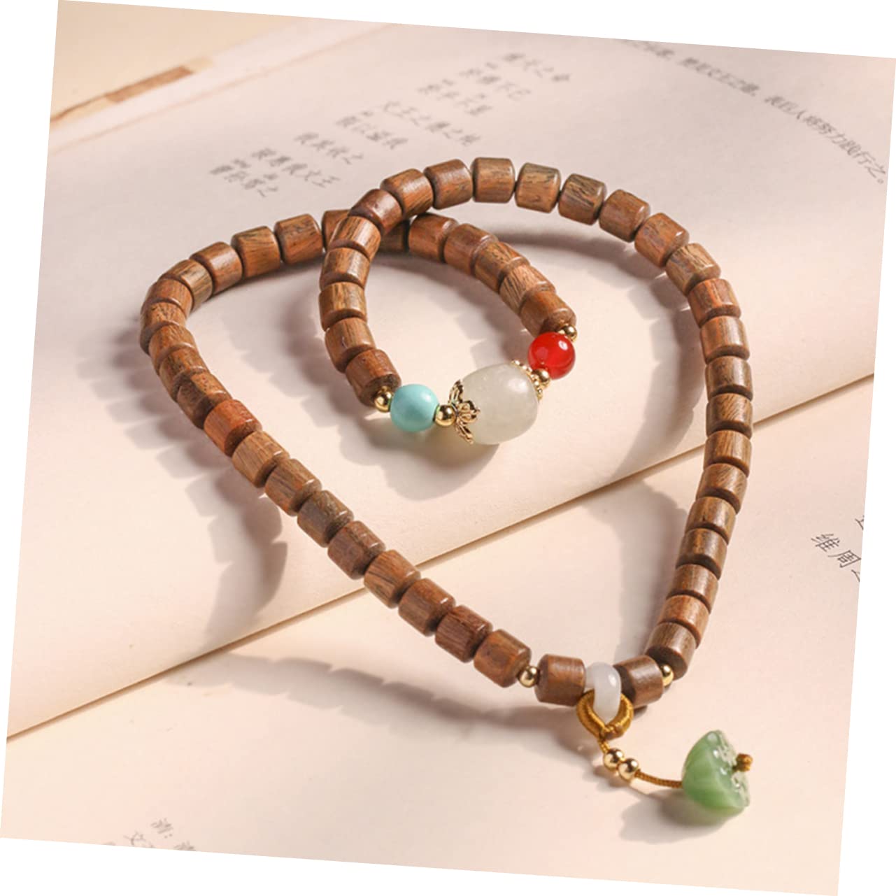 LIFKOME Lot De 5 Bracelets En Et Jade Pour Femme Breloques Tendance Perles De Prière Et De Perles De Bouddha