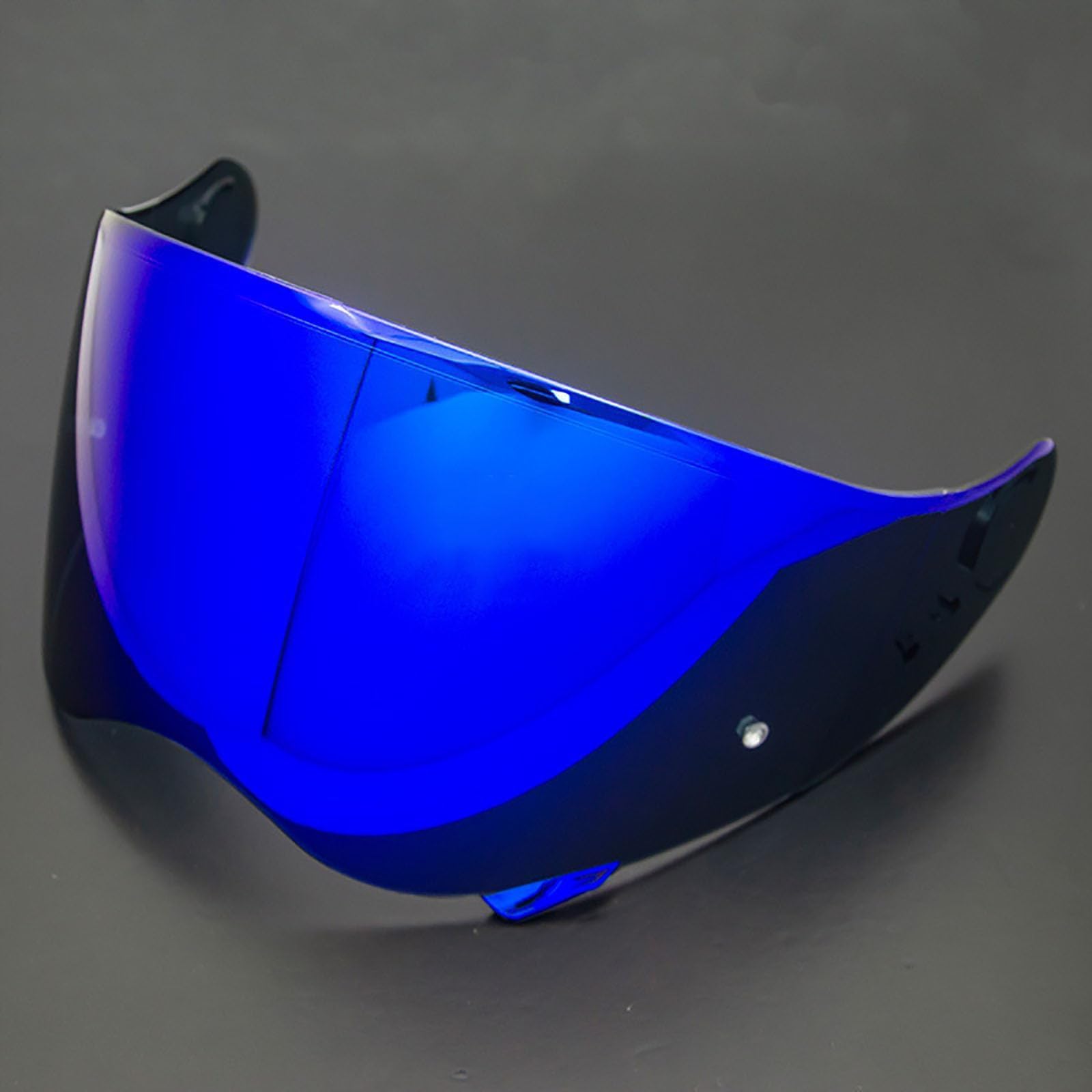 ZJHFDC Motorcycle Helmet Visor for SHOEI Hornet ADV, Windproof Anti Scratch Helmet Visor Replacement Motorcycle Accessories,normal-B Blue-plated