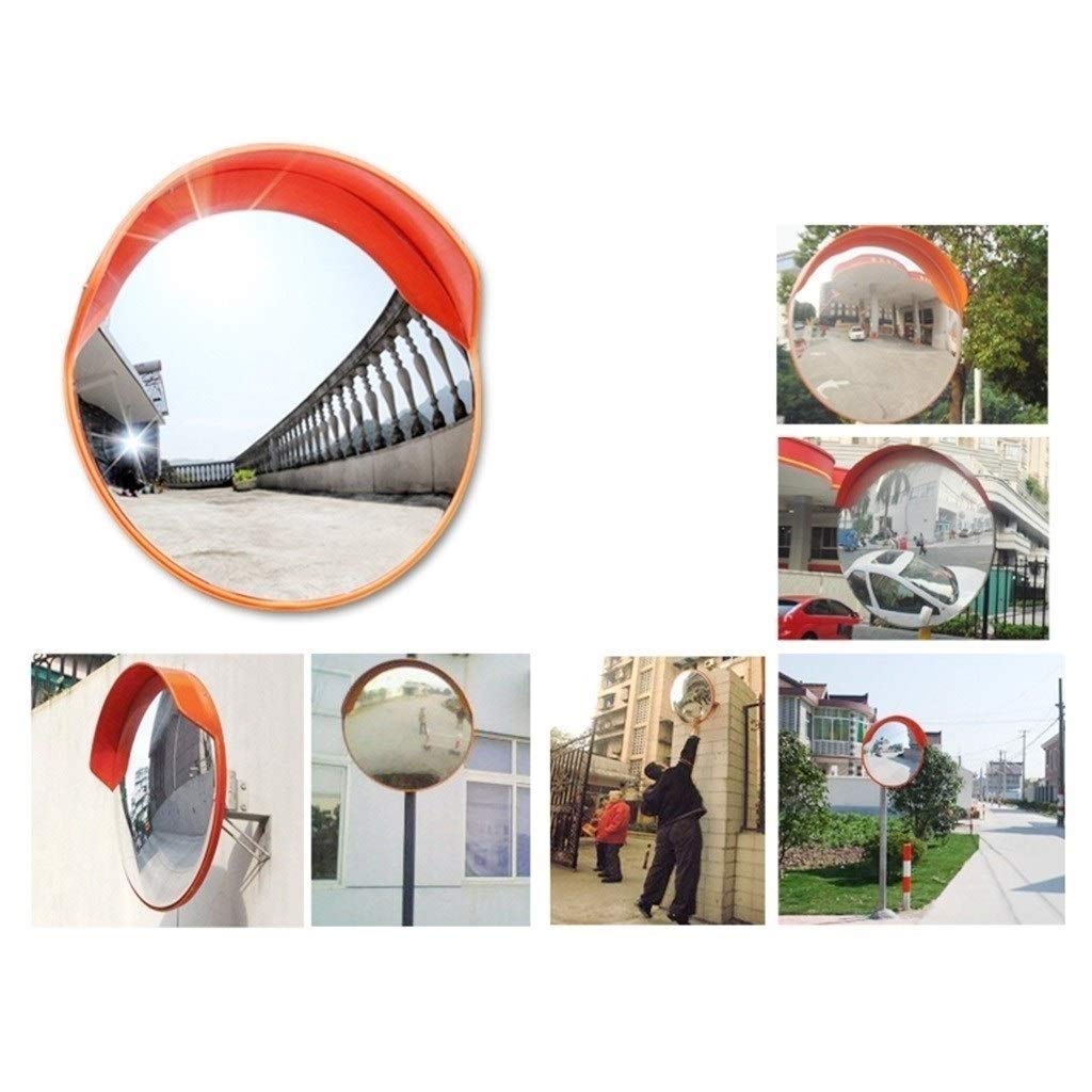Espejo de Seguridad Espejo antirrobo para Tienda de conveniencia, plástico Convexo para Uso en la Calle en Interiores y Exteriores, Lente Gran Angular irrompible Diámetro: 30-80 cm