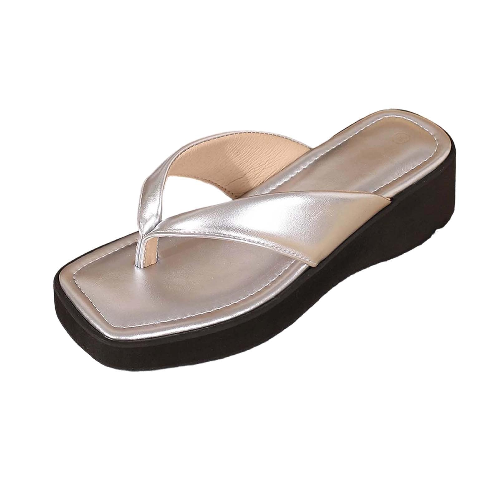 Ciabatte Mare Donna Ragazza Ciabatta Piscina Antiscivolo Infradito Gomma Estive Da Spiaggia Sandali In Blu a Fascia Ciabattine Scarpe Casa Estiva Con Di Doccia Cuoio Ragazzo Plastica Bianche 38