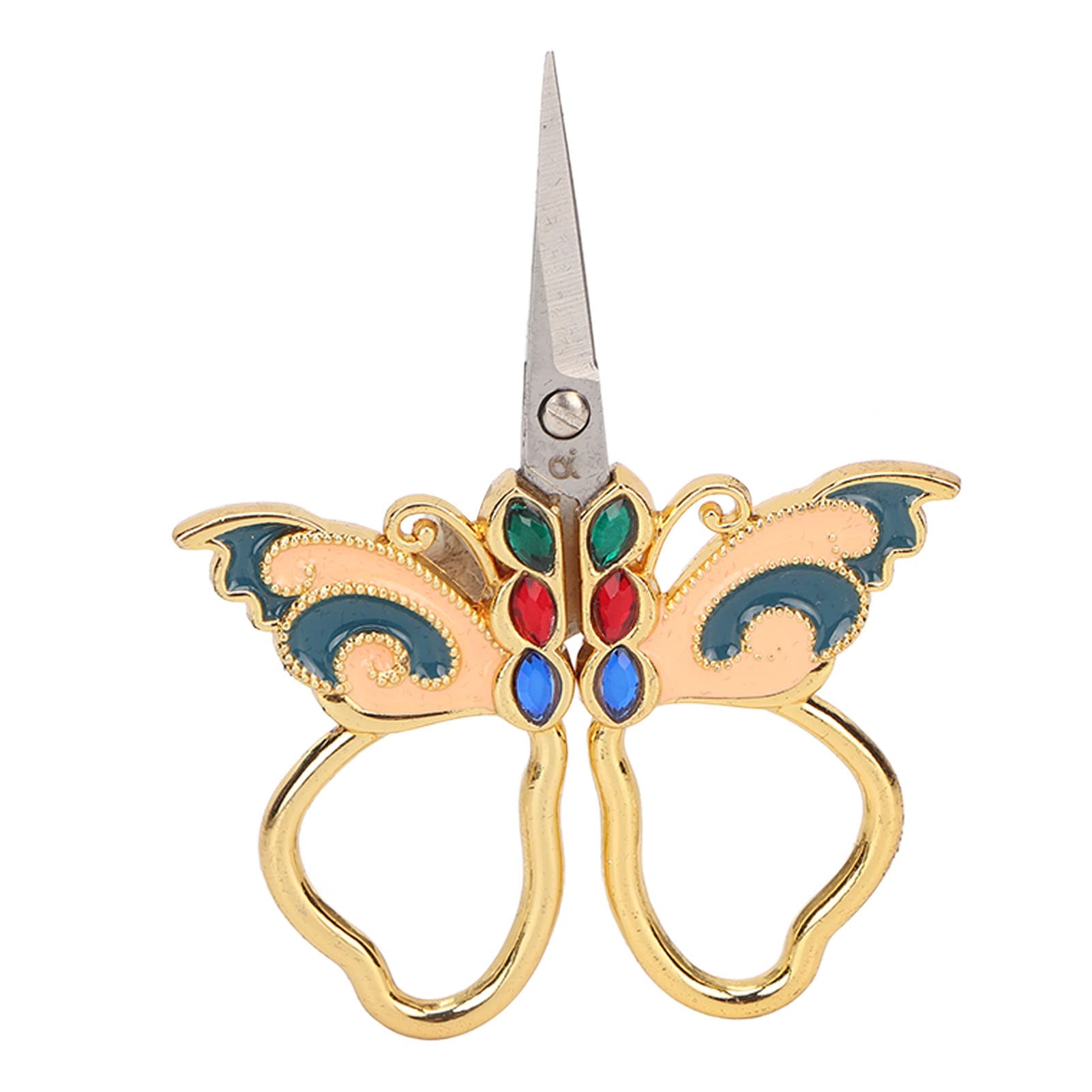 ハンドメイドko Embroidery Scissors Stainless Steel Retro Design Sewing