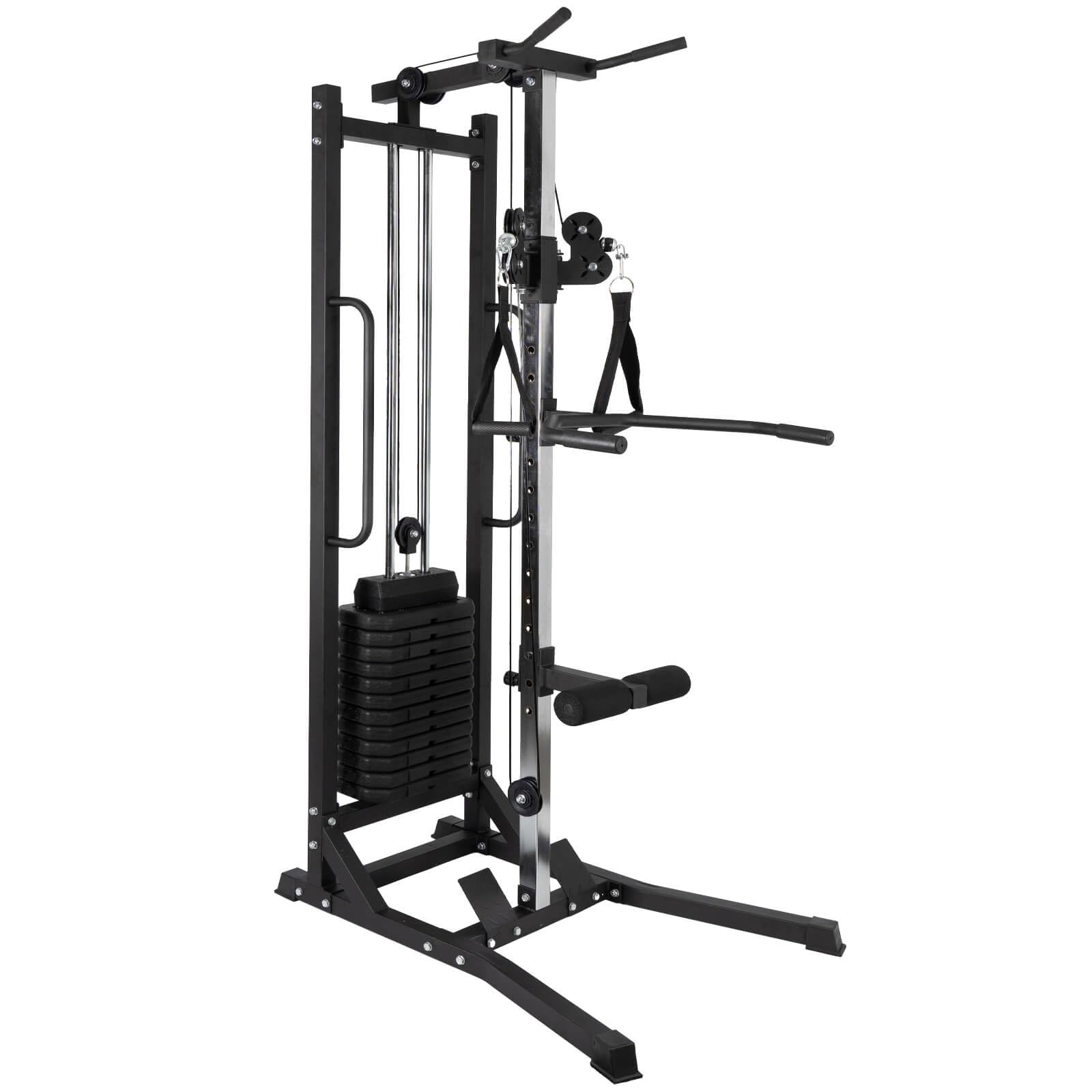 ALLinLIFE Máquina de Musculación Multiestación Musculación,Maquina Multifuncion Musculacion Jaula Musculacion para Estación de dominadas con Pesas,Maquina Gimnasio para Fitness Gimnasio en Casa