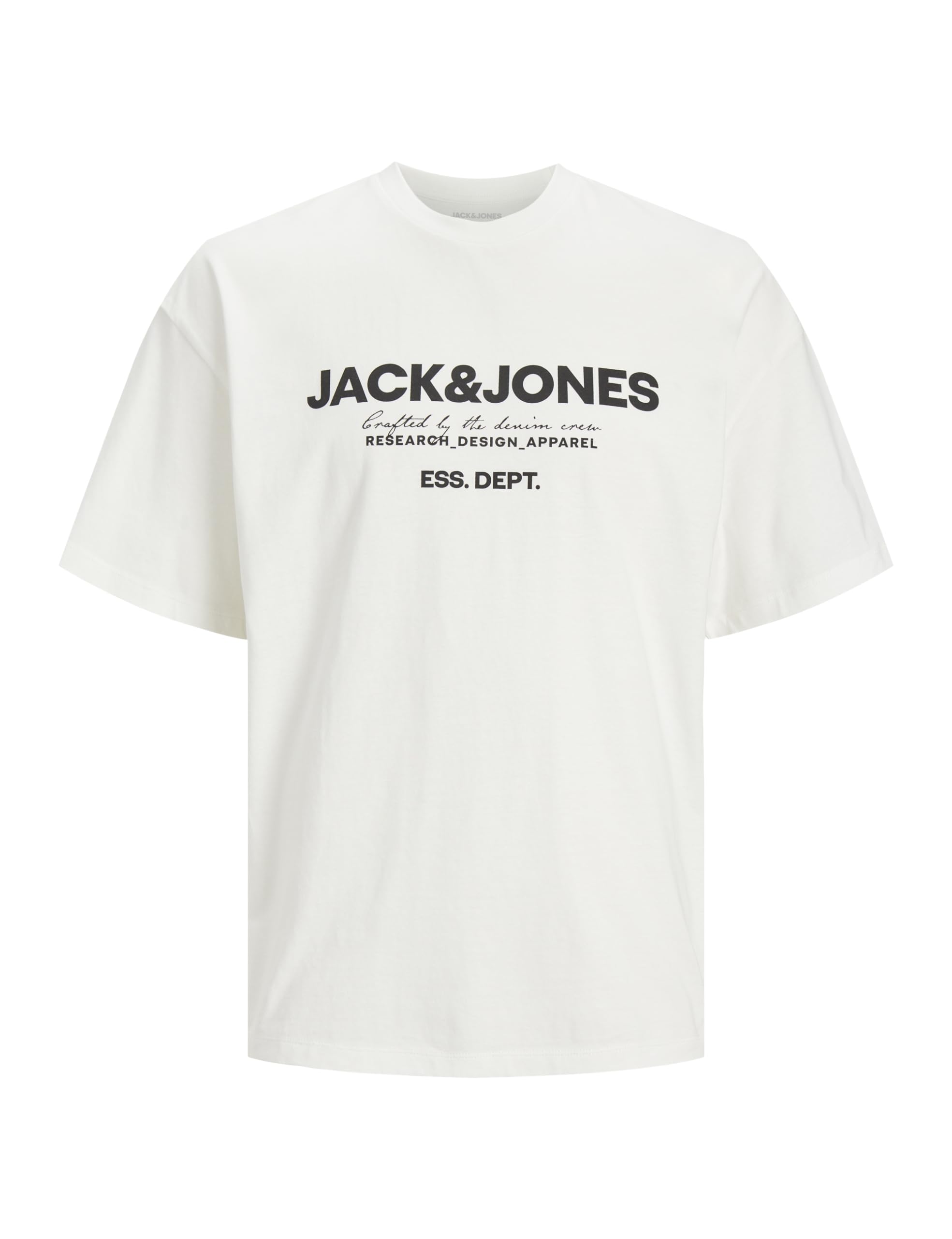 JACK & JONES JJGALE Tee SS O-Neck, Cloud Dancer, M