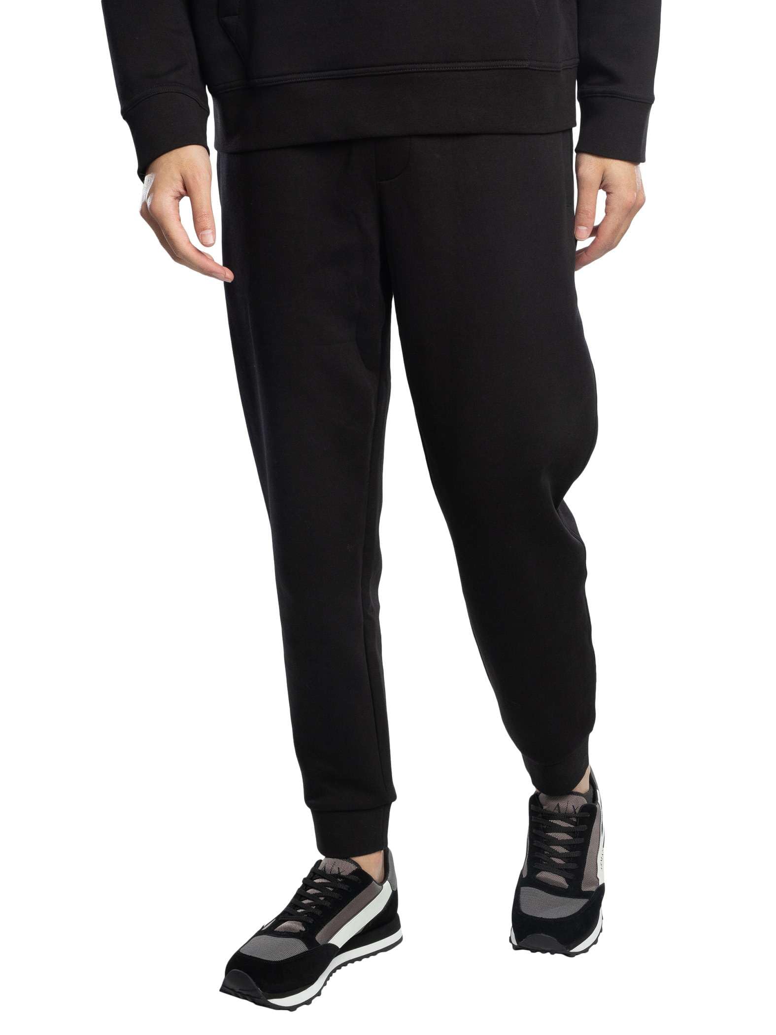 Armani Exchange Men's Icon Project, emboidered Logo, Sweatpants, Black, S