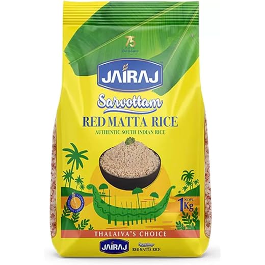 Jairaj Sarvottam Red Matta Rice 1kg