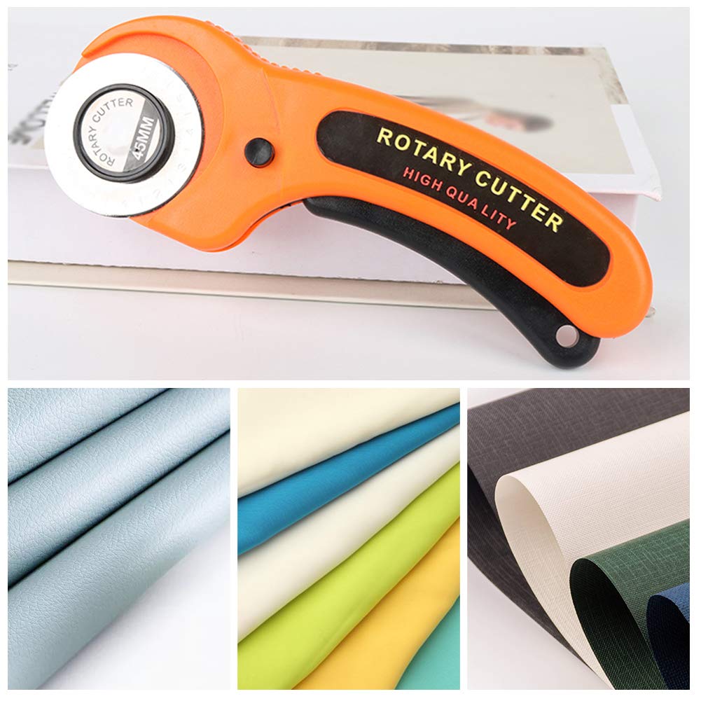 Taglierina Rotativa Professionale 45 Mm - Per Tessuti E Carta, Lama Affilata, Ergonomica Per Destri E Mancini - Foto 10