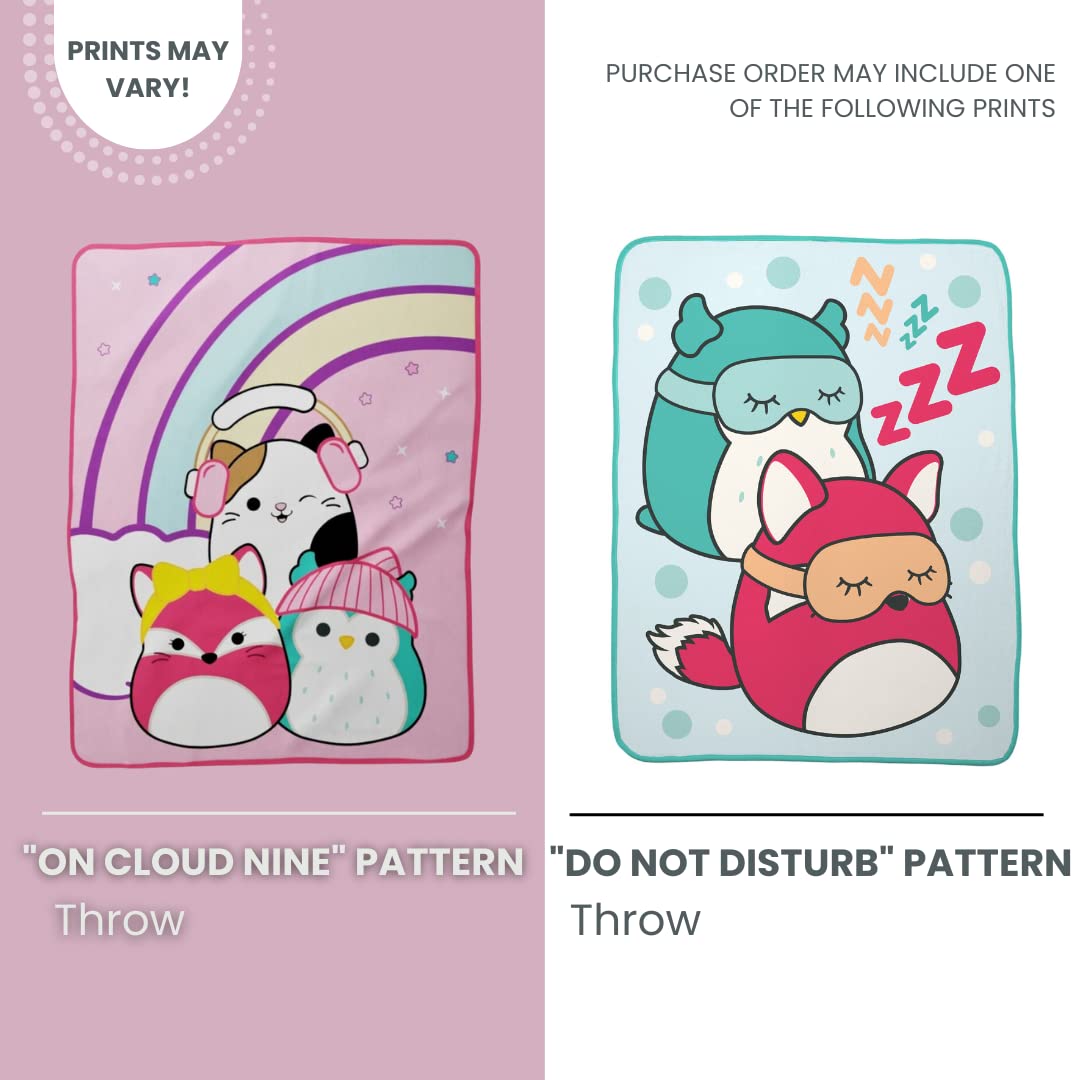 Squishmallows Kids Bedding Super Soft Micro Raschel Throw, 46 in x 60 in,  By Franco : Home u0026 Kitchen - Amazon.com