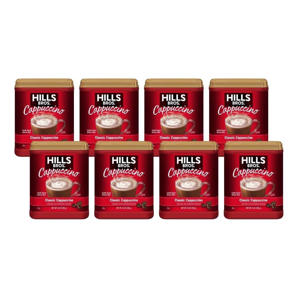 Flavor Coffee (Classic Cappuccino, 14 Ounce (Pack of 8)