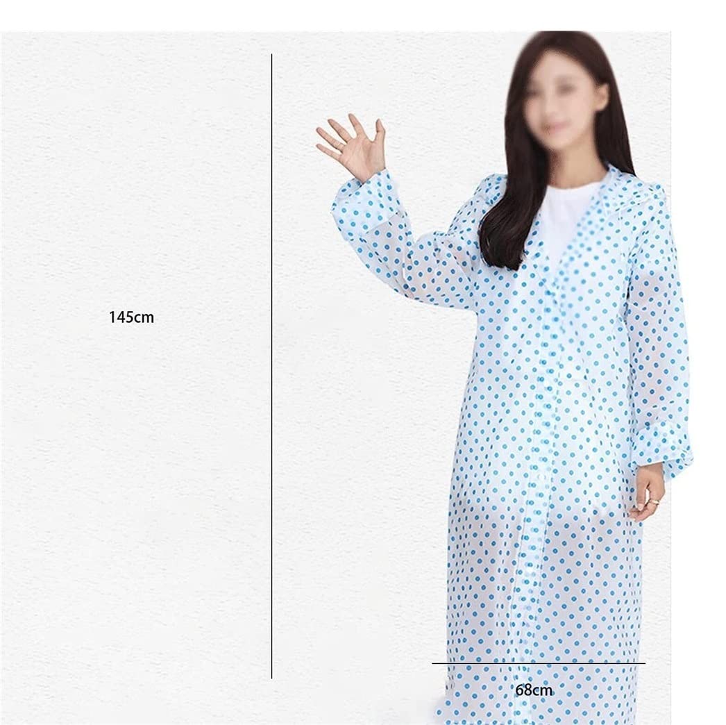 Poncho Antipioggia Impermeabile 5pcs Donne Impermeabili Trasparenti Poncho Per Adulti All'aperto Carino Stampa Copertura Trasparente Impermeabile Mantella Antipioggia