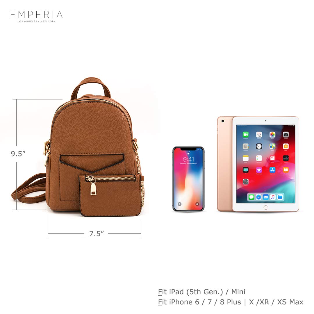 emperia mini backpack Emperia Kayli Faux Leather Mini Backpack Fashion 3 Way Carry