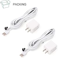Vista 7 de Paquete de 2 cables de alimentación para Arlo Pro y Arlo Pro 2, cable USB resistente a la intemperie de 16.4 pies, con adaptador de corriente 3.0