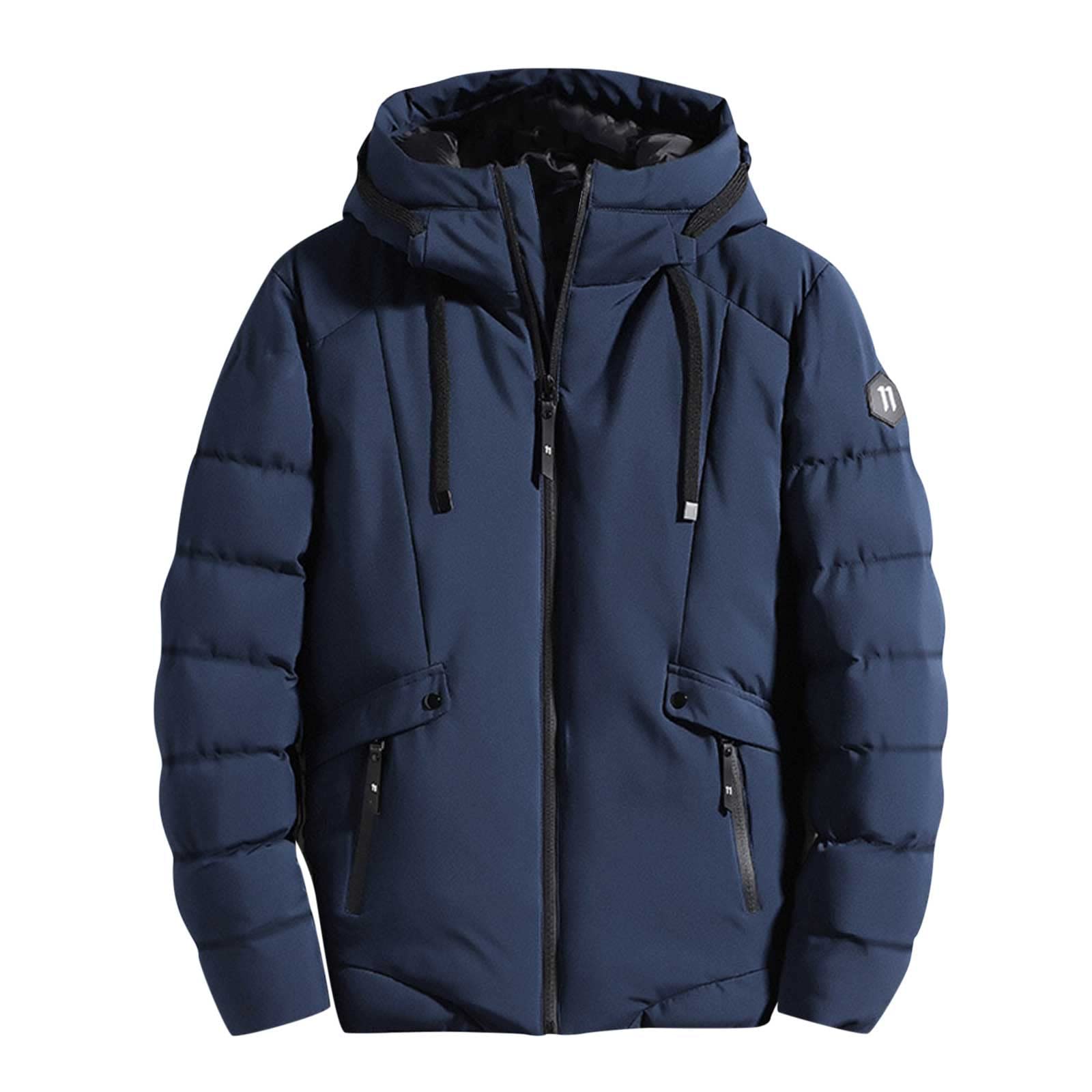 Chaqueta Con Capucha NUSGEAR Para Hombre - Abrigo Cálido De Algodón Para Otoño/invierno, Estilo Casual Y Deportivo