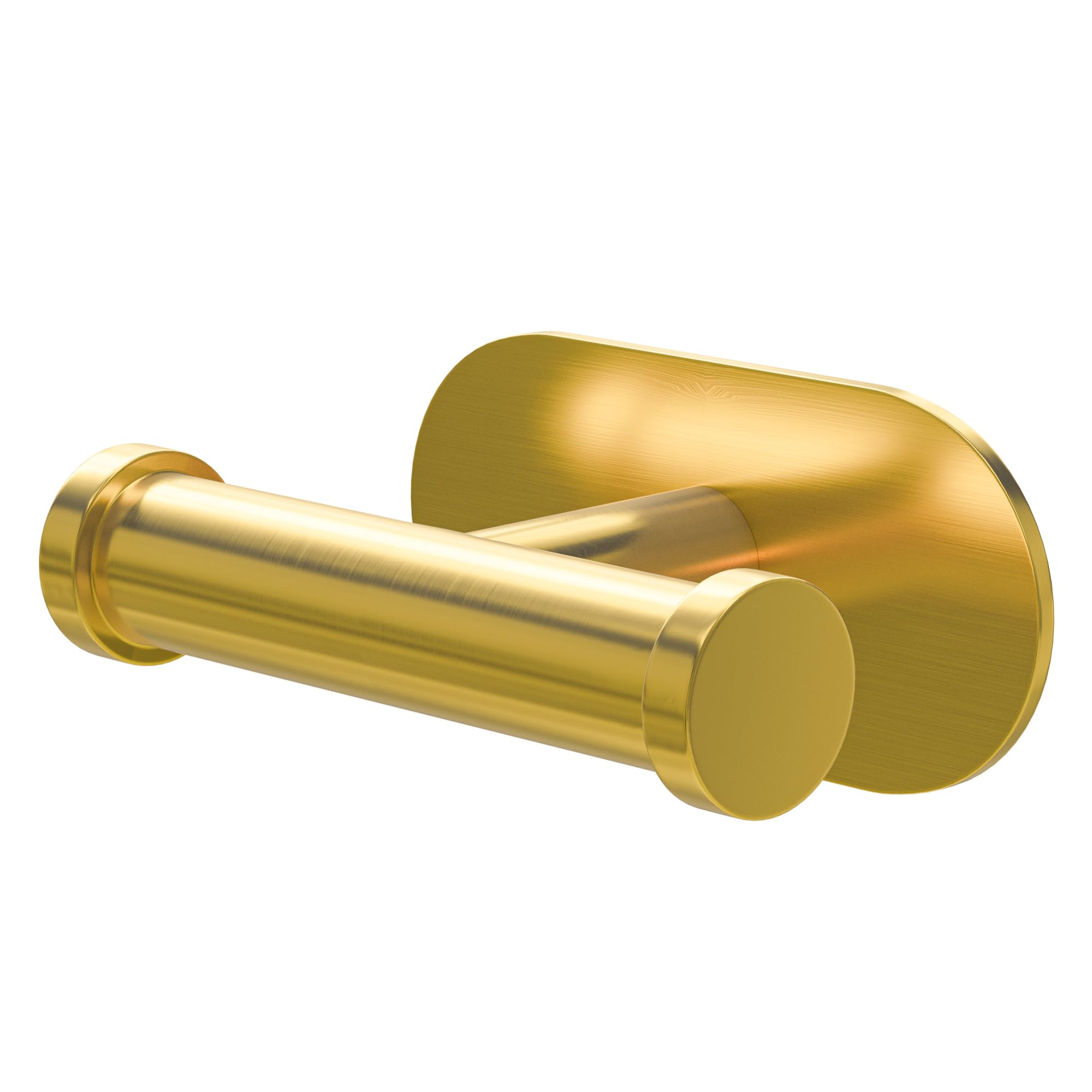 Amig Matte Gold - Self-Adhesive Bathroom Towel Hook Mod. Ea-5 | Wall-Mounted Towel Hook Screwless Adhesive | 100 X 65 X 45 Mm | Stainless Steel | Matt Gold