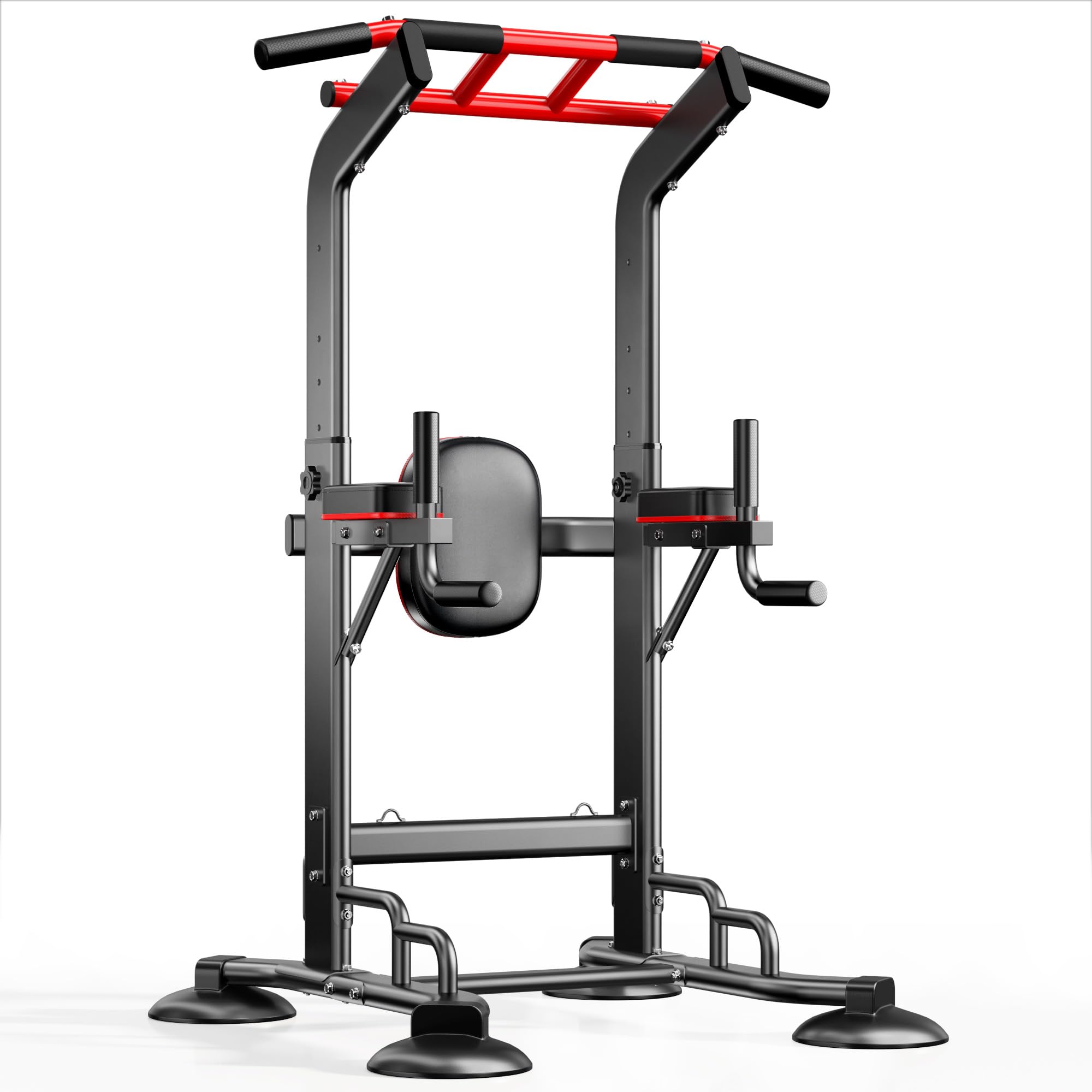 soges Power Tower Pull Up Bar Station Dip Station for Home Gym Height Adjustable Heavy Duty Strength Home