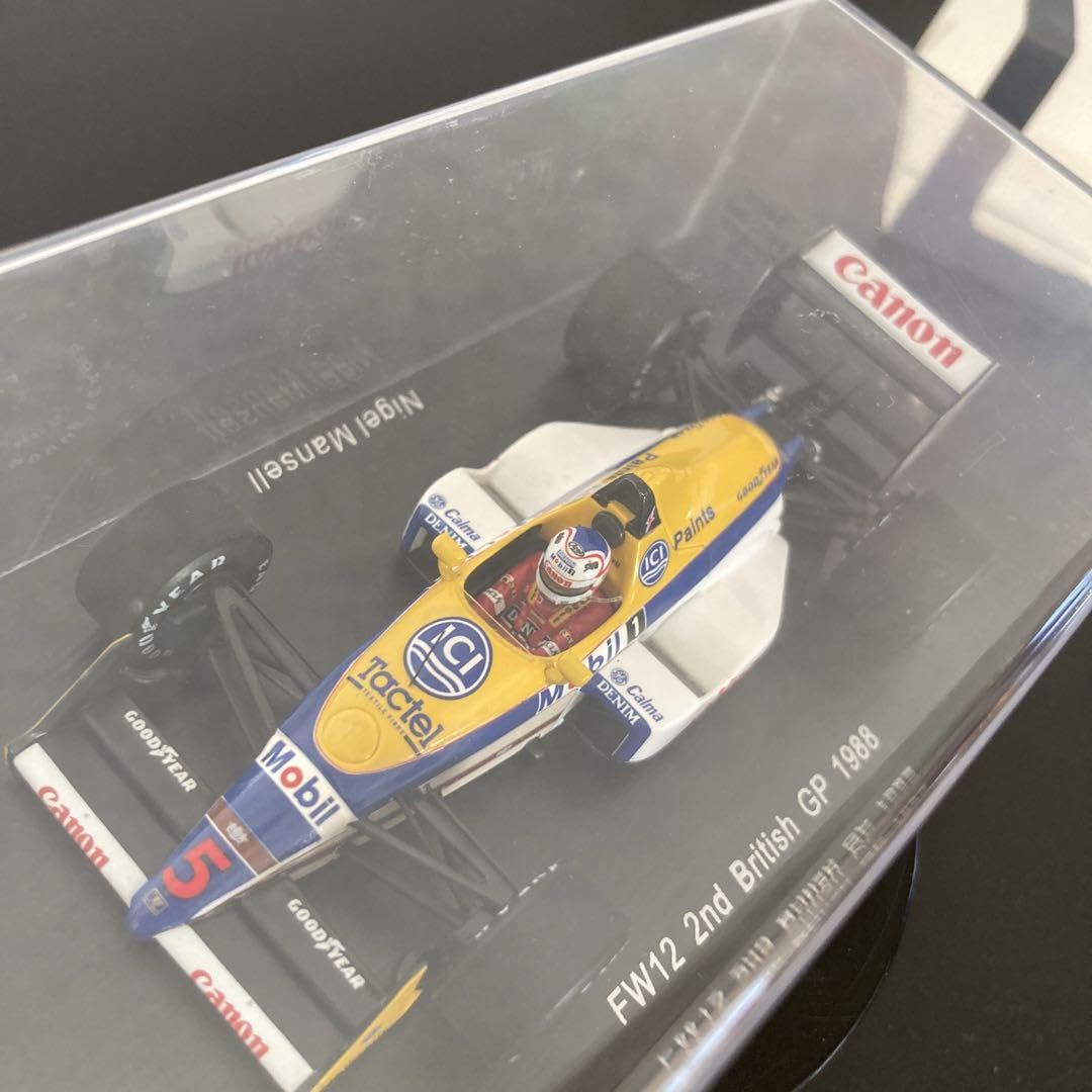 スパーク　F1 ウィリアムズ FW12 ナイジェル マンセル イギリスGP スパーク F1 ウィリアムズ FW12 ナイジェル マンセル イギリスGP