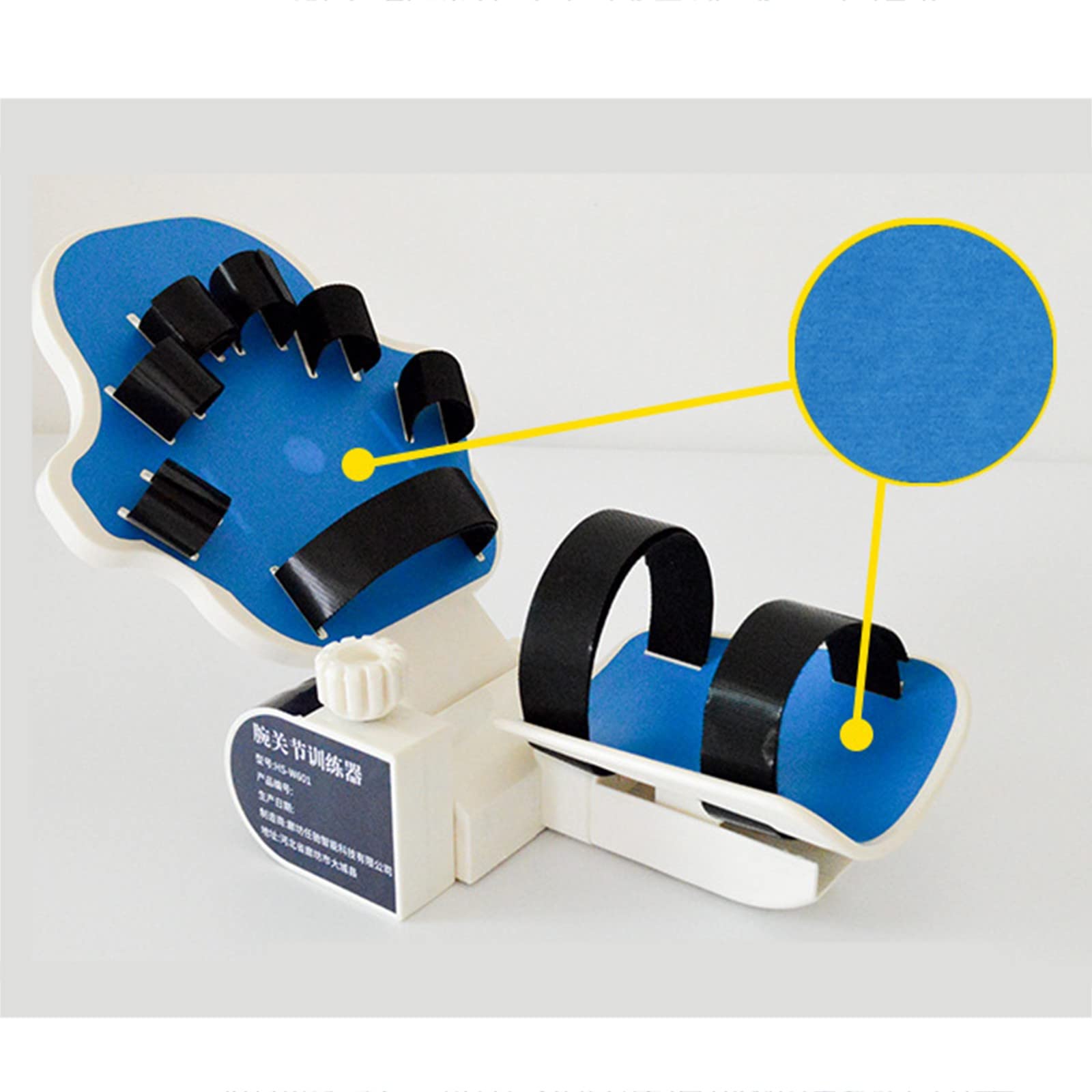 Dispositivo de Entrenamiento de rehabilitación de articulaciones de muñeca, Dispositivo de Entrenamiento de rehabilitación Fijo de Dedos y muñecas, Adecuado para Pacientes