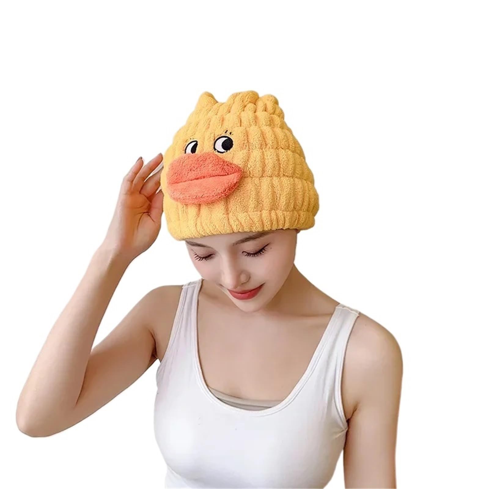 LUYSGBXR Hair Towel Hair Dry Hat Towel Quick Shower Cap Strong Absorbing Drying Soft Children(Color-01)