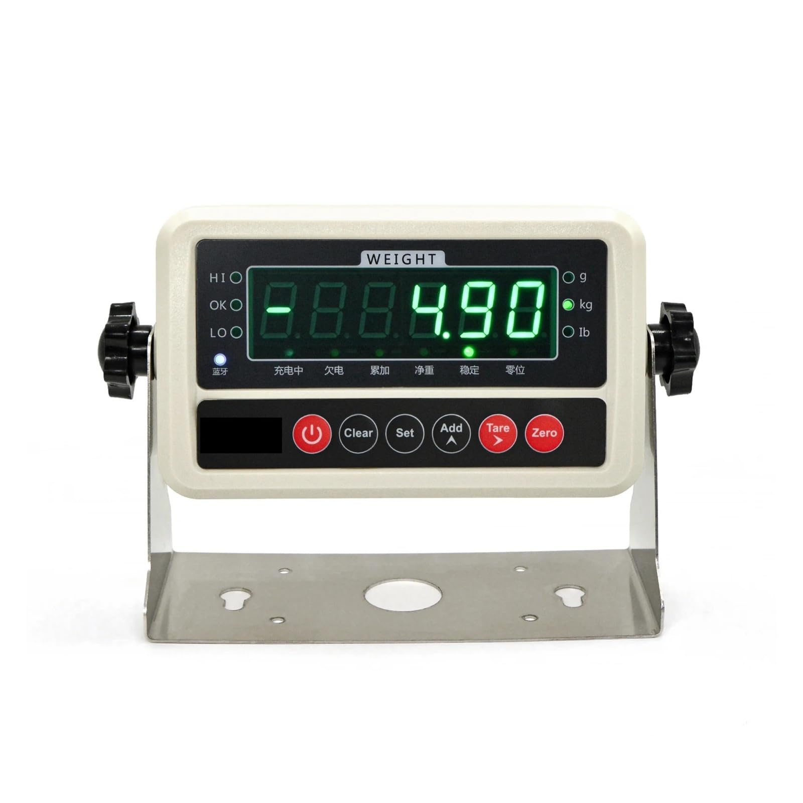 Cella di carico a soffietto mini da 20 kg a 2 t con indicatore, display digitale, sensore della bilancia per dispositivi di pesatura(100KG with Indicator)