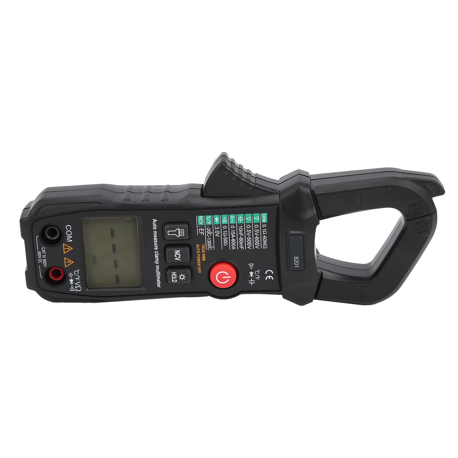 Pince Ampèremétrique ET8201, Multimètre D'identification Automatique de Haute Précision pour la Mesure de L'énergie électrique, Petit et Léger, Portable