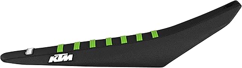 Miniatura 6 de Enjoy Mfg Funda de asiento acanalada, compatible con KTM SX-SXF 125-450 Logo #352 2023 (todos los logotipos KTM Blue KTM Blue Ribs Orange KTM Enjoy
