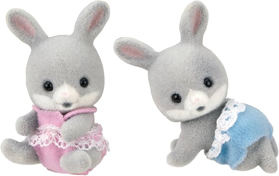 Amazon.co.jp: シルバニアファミリー 人形 わたウサギのふたごちゃん