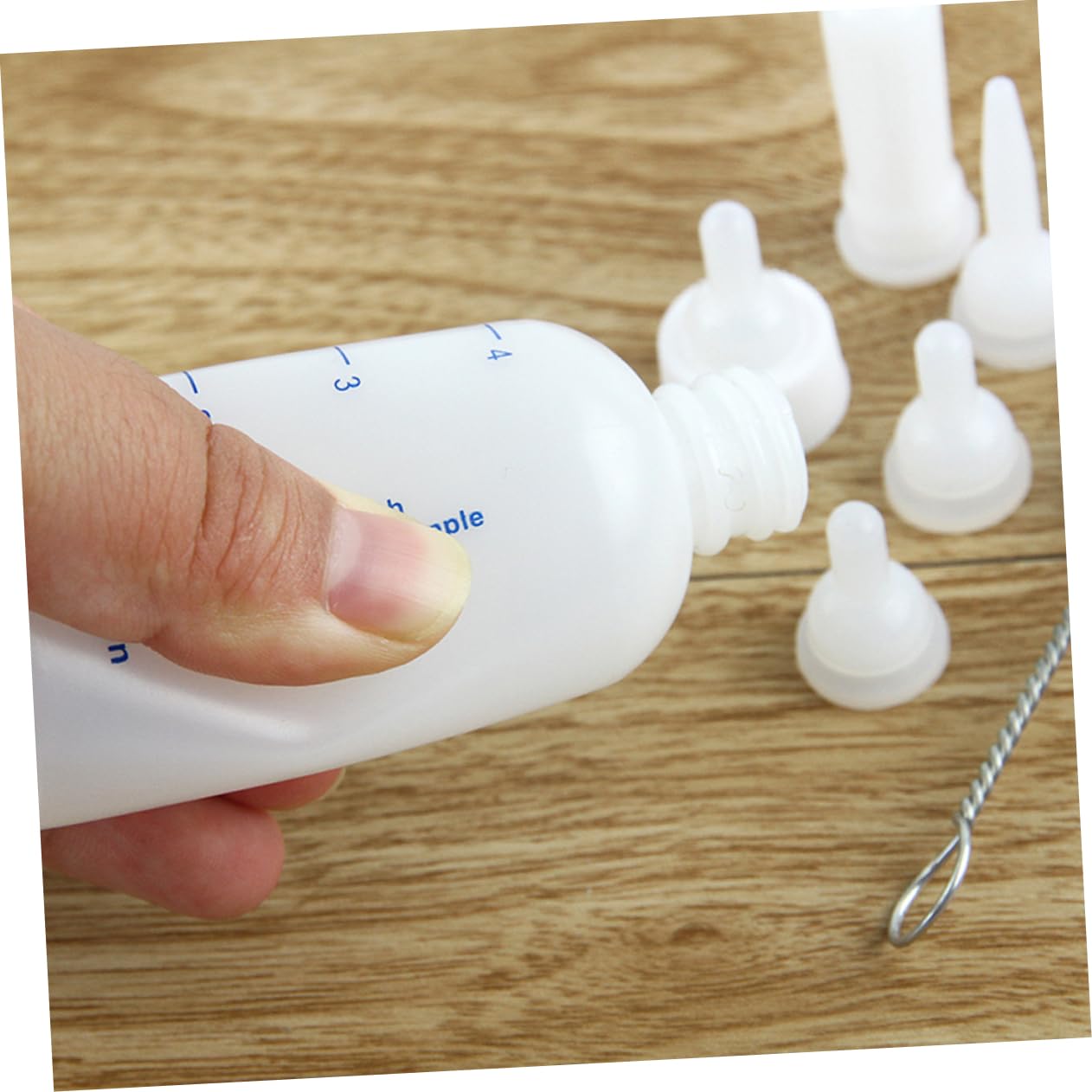 Happyyami Professional Bottle Cleaning Brush Included 60ml Pet Nursing Bottle Set Feeder for Puppies Kittens