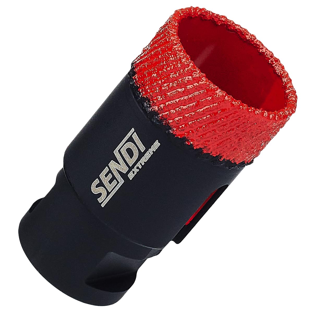 Broca de diamante SENDI EXTREME - Corona para Perforaciones de Azulejos - Broca para Porcelanico,Gres,Marmol etc. - Velocidad Alta y vida muy amplia - Diseñado para Alicatadores o Albañiles (32mm)
