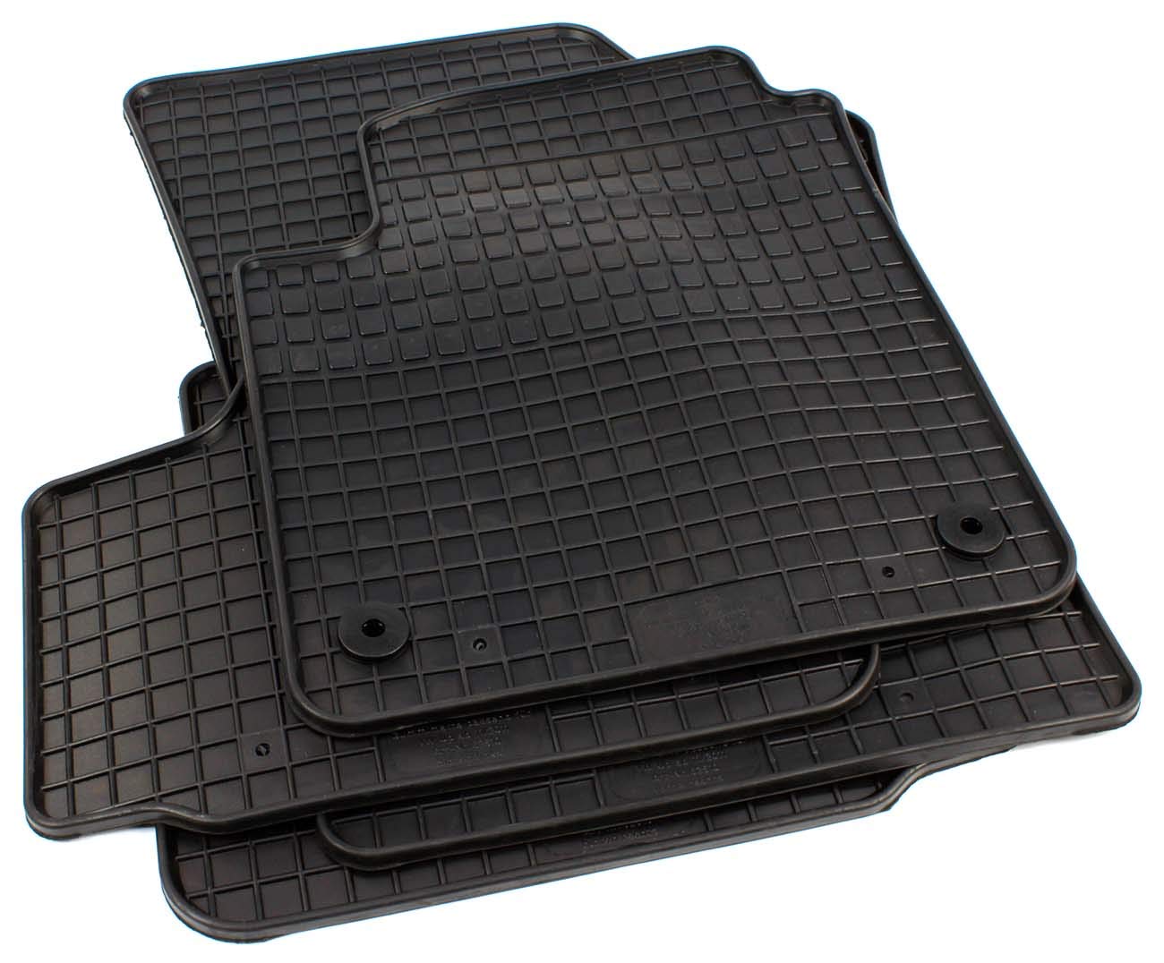 Petex 62510 Rubber Car Mats, Set of 4