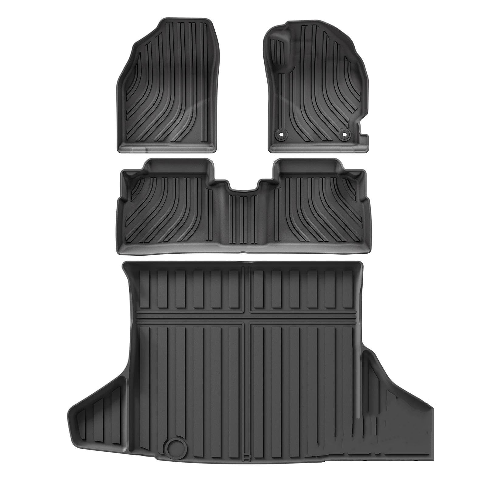 Tapis de sol voiture Prius 30 protection coffre étanche 2009-2014 - 4