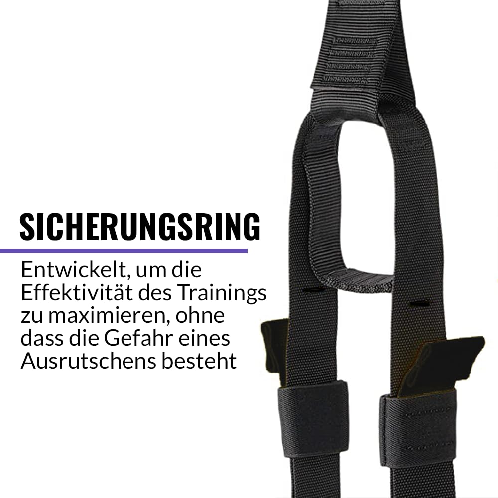 Trx Schlingentrainer für Heim-Suspensionstraining, Trx Bänder für Calisthenics, Fitness, Crossfit, geeignet für Liegestütze und Schlingentrainer, Armtraining