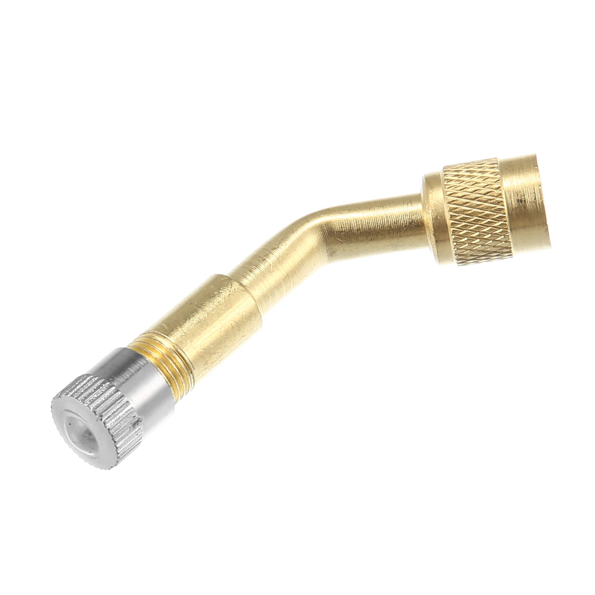 4 Rallonges De Tige De Valve - Laiton Chromé, Longueur 27 Mm - Universelles, Type à Visser - Pour Pneus