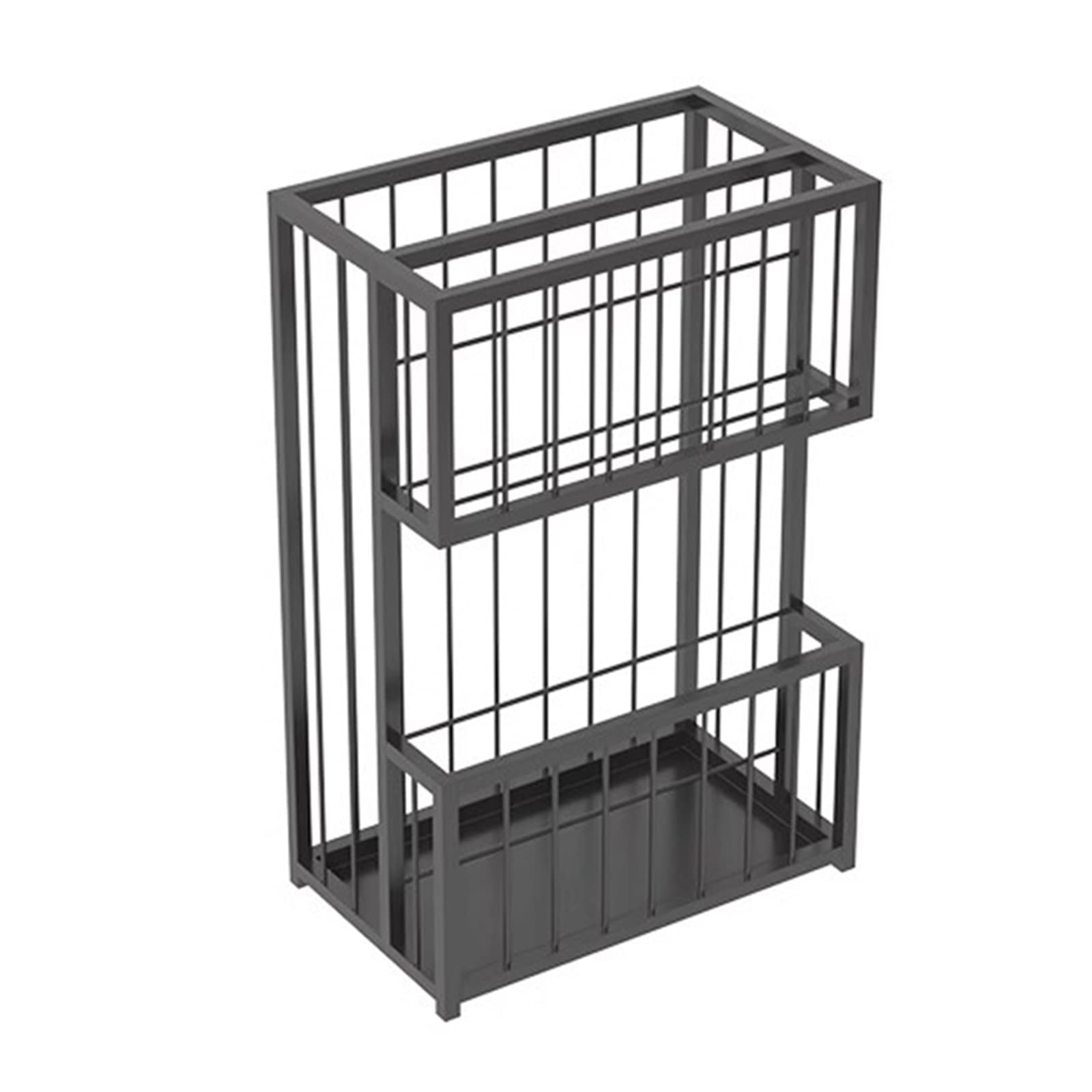 GYRAZXS Sturdy Metal Umbrella Stand - Entryway Storage Solution for Home, Office, Hallway, Laundry, and More