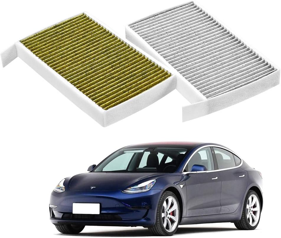 SUMK Model 3 Cabin Air Filter Replacement with Activated