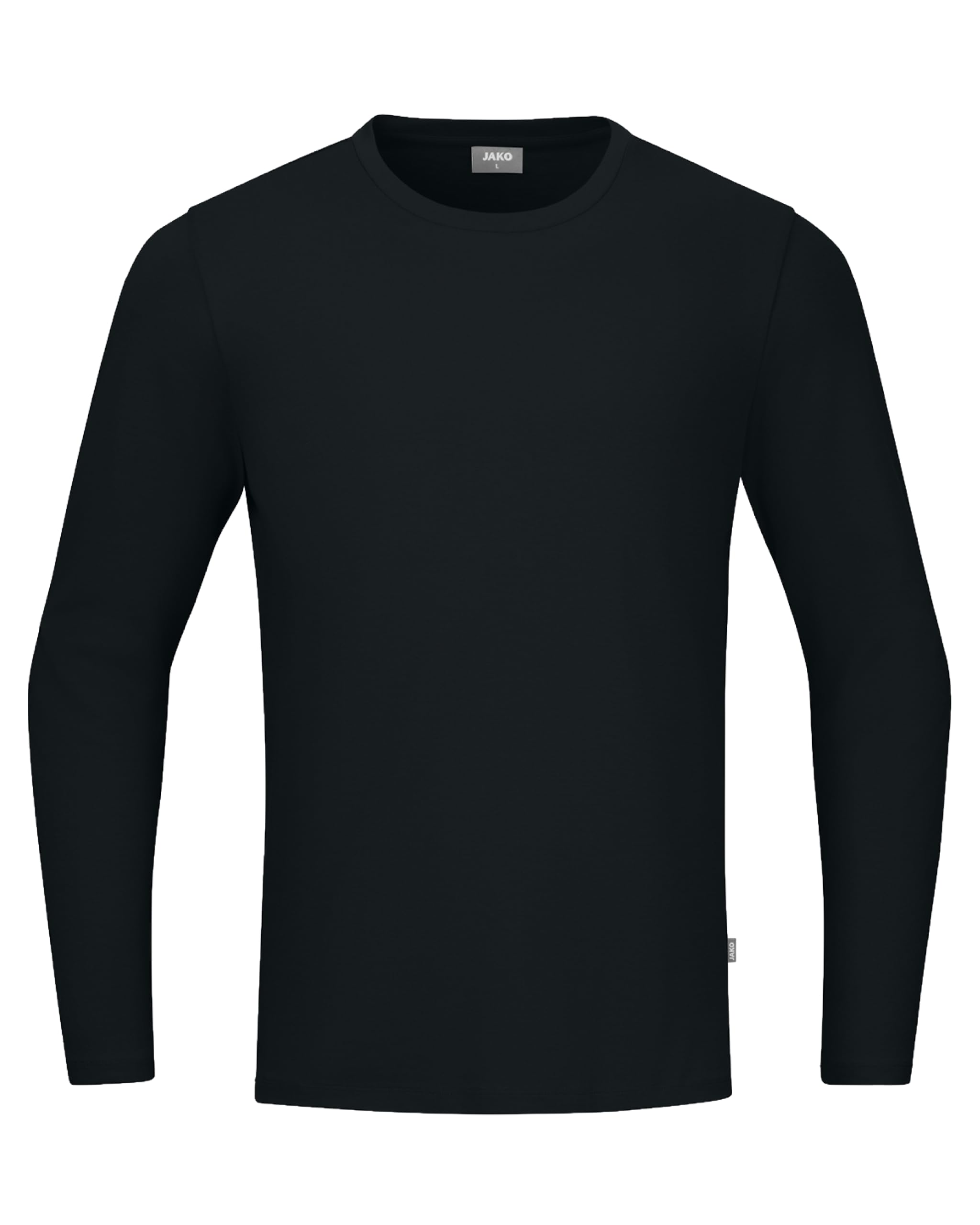 JAKO Corporate Teamwear Longsleeve Organic – Langarmshirt Herren & Damen aus 100% Baumwolle, 60 °C waschbar, verstärkte Schulternähte