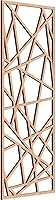Vista 51 de 9 3/8"W x 24 3/8"H x 1/4"T Conway Decorativos Paneles de pared de madera calado, aliso