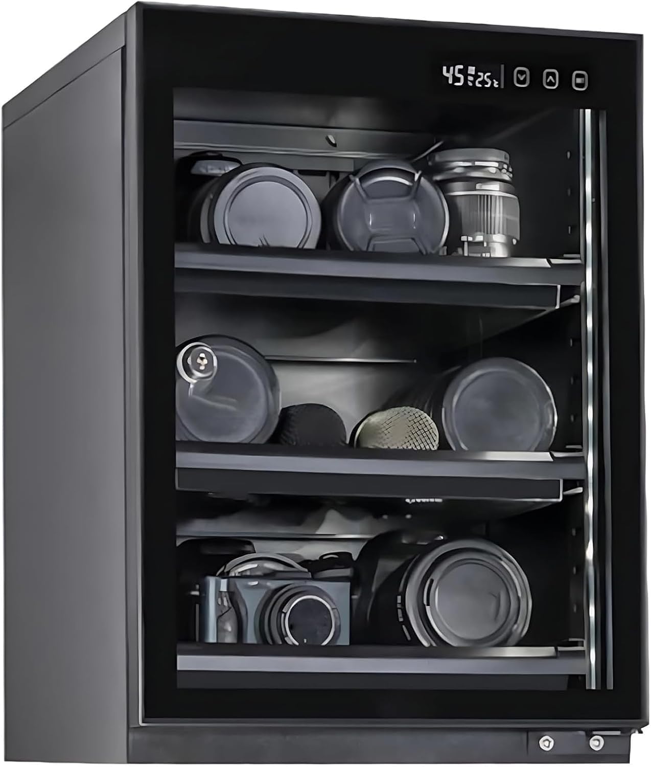 Armario Desecador Para Cámaras, Caja Desecadora Electrónica Inteligente Con Luz Led, Temperatura Constante, Para Lentes, Cámaras Y Equipos Fotográficos. 40l