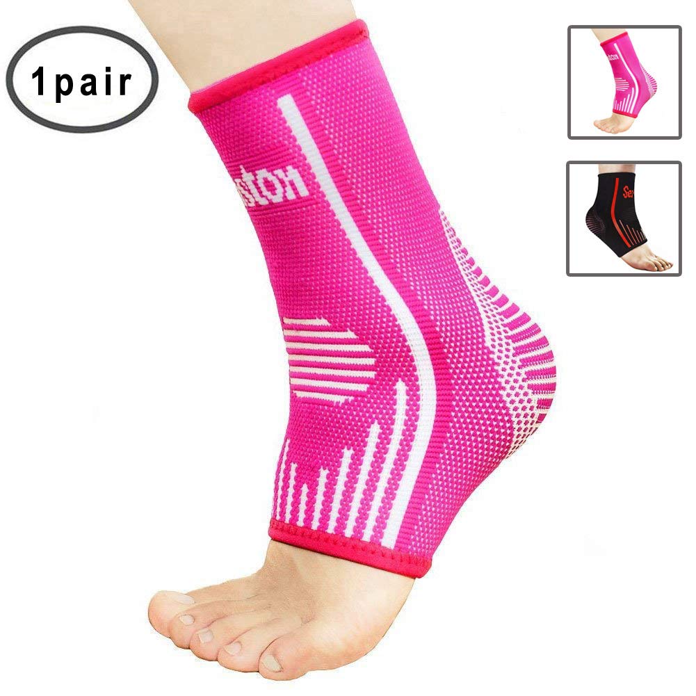 Senston Mens Womens Ankle Brace Compression Sleeve Ankle