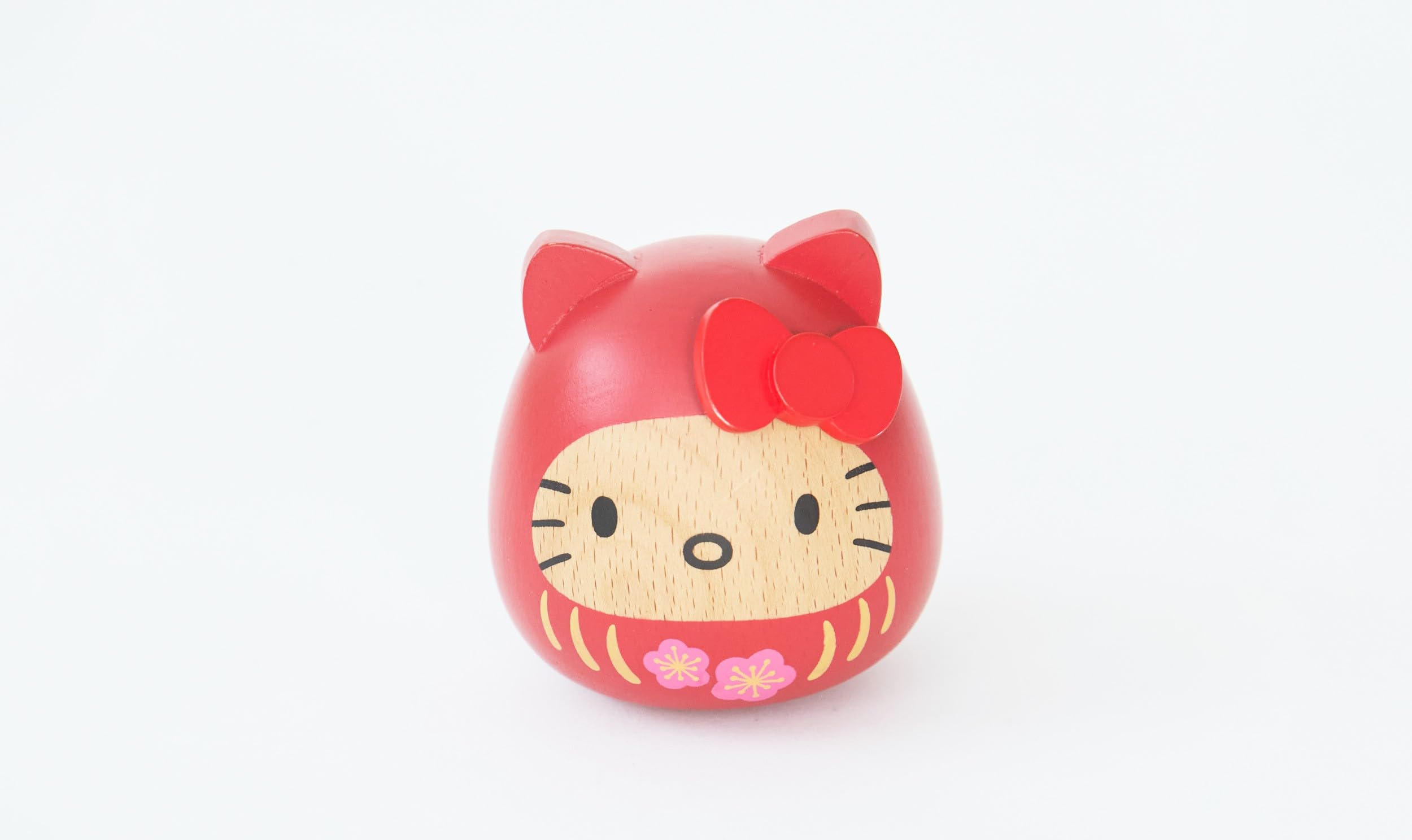 Amazon | サンリオ ハローキティ 木製だるま Sanrio | 民芸品 | おもちゃ