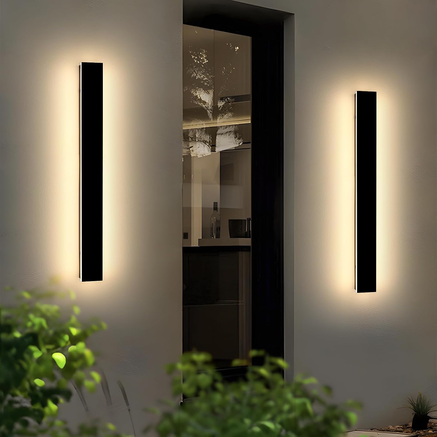 2 Pack 39.3inch Exterior Wall Light, 36W, IP65 Waterproof