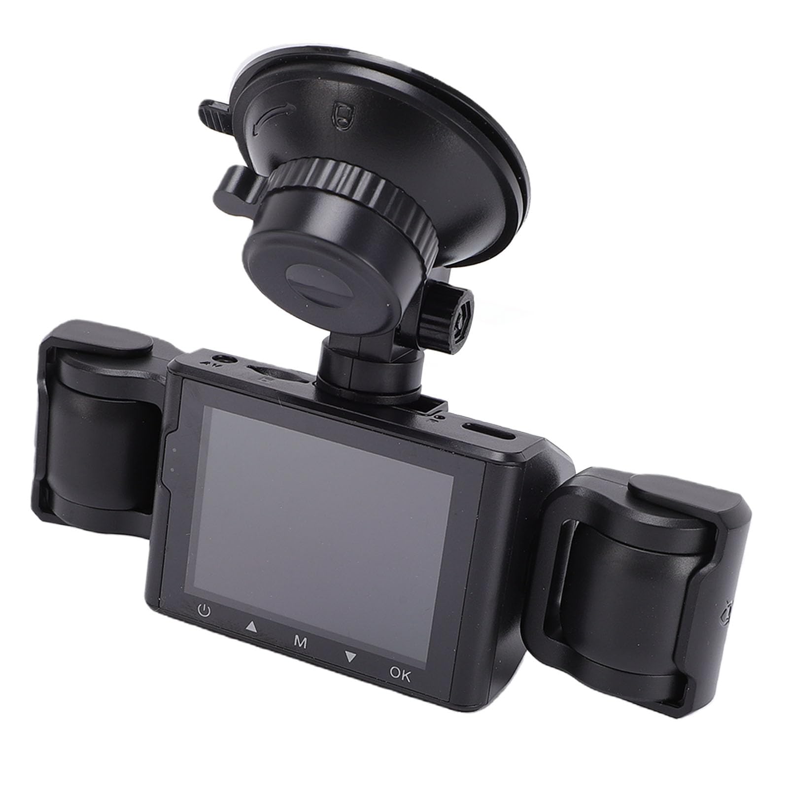 Cocoarm Telecamera da Cruscotto 4 1080P con Copertura a 360 Gradi e | Design a 4 Lenti, Batteria da 150mAh, Schermo da 2,4 Pollici, Supporta Scheda Fino a 64GB, Installazione facile.