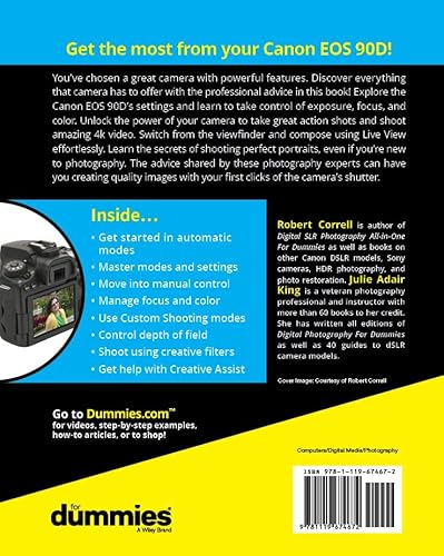 Canon EOS 90d for Dummies
