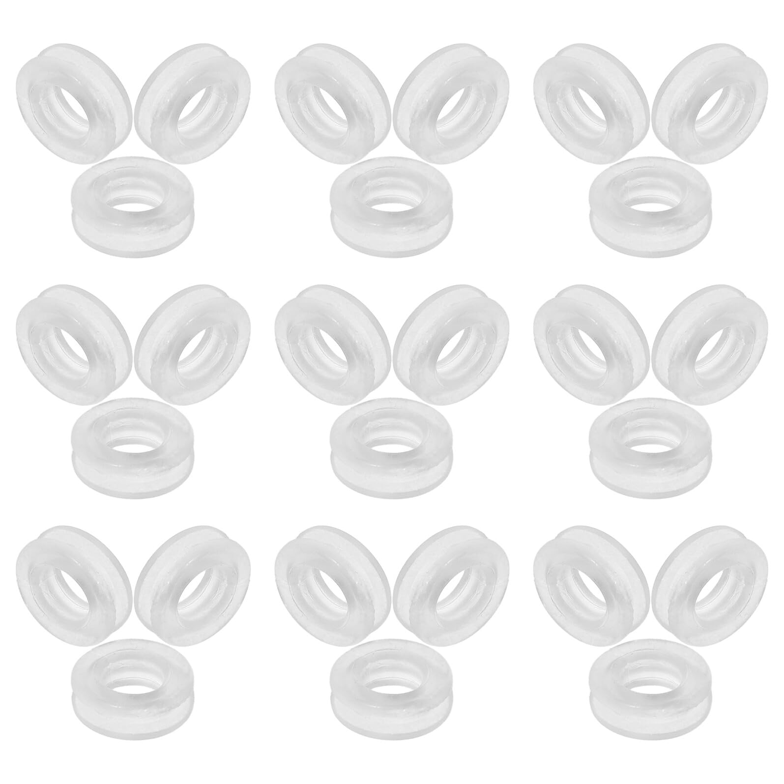 Almohadillas de silicona para pendientes de clip antideslizantes e hipoalergénicas