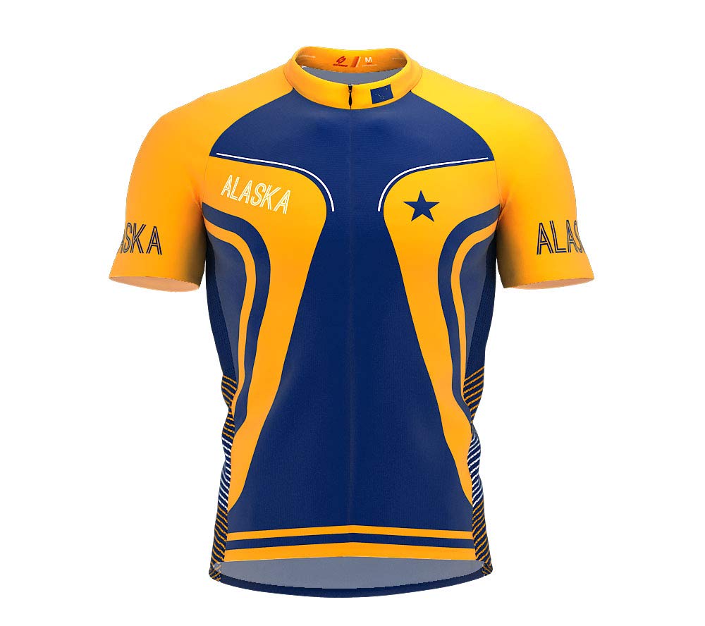 ScudoPro Alaska Bike Short Sleeve Cycling Jersey for Men - Size 2XL Multicolored