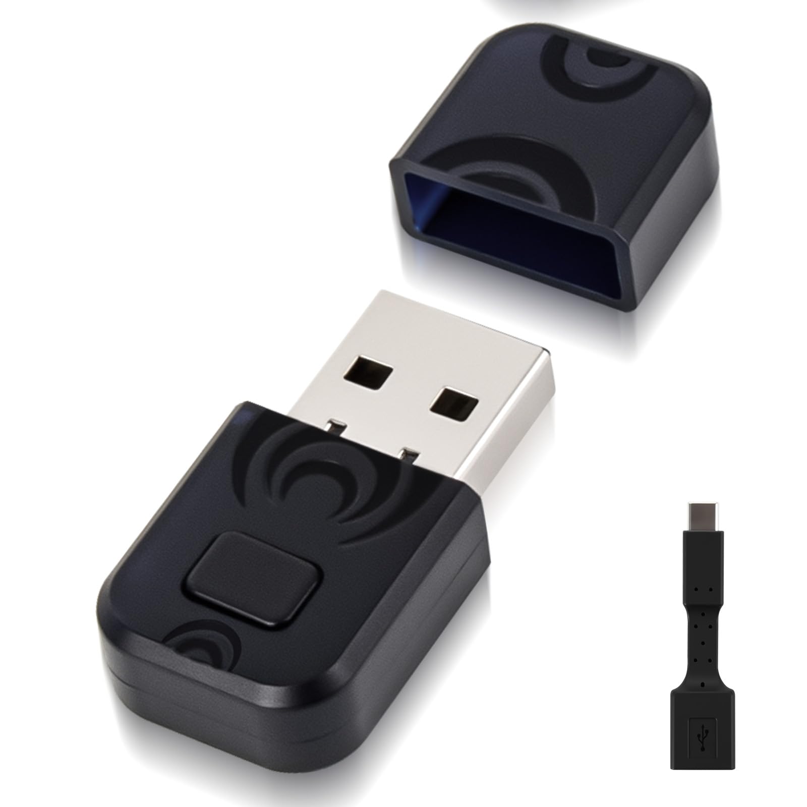 Dongle audio pour PS4 PS5 Switch, adaptateur Aptx, USB-C Bluetooth 5.3, faible latence, facile à utiliser, Plug and Play pour Windows/macOS, clé d'ordinateur portable uniquement audio