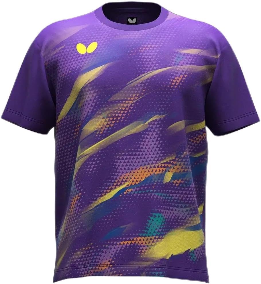 バタフライ 卓球 アドロス・Tシャツ 男女兼用 PPJステッカー付き